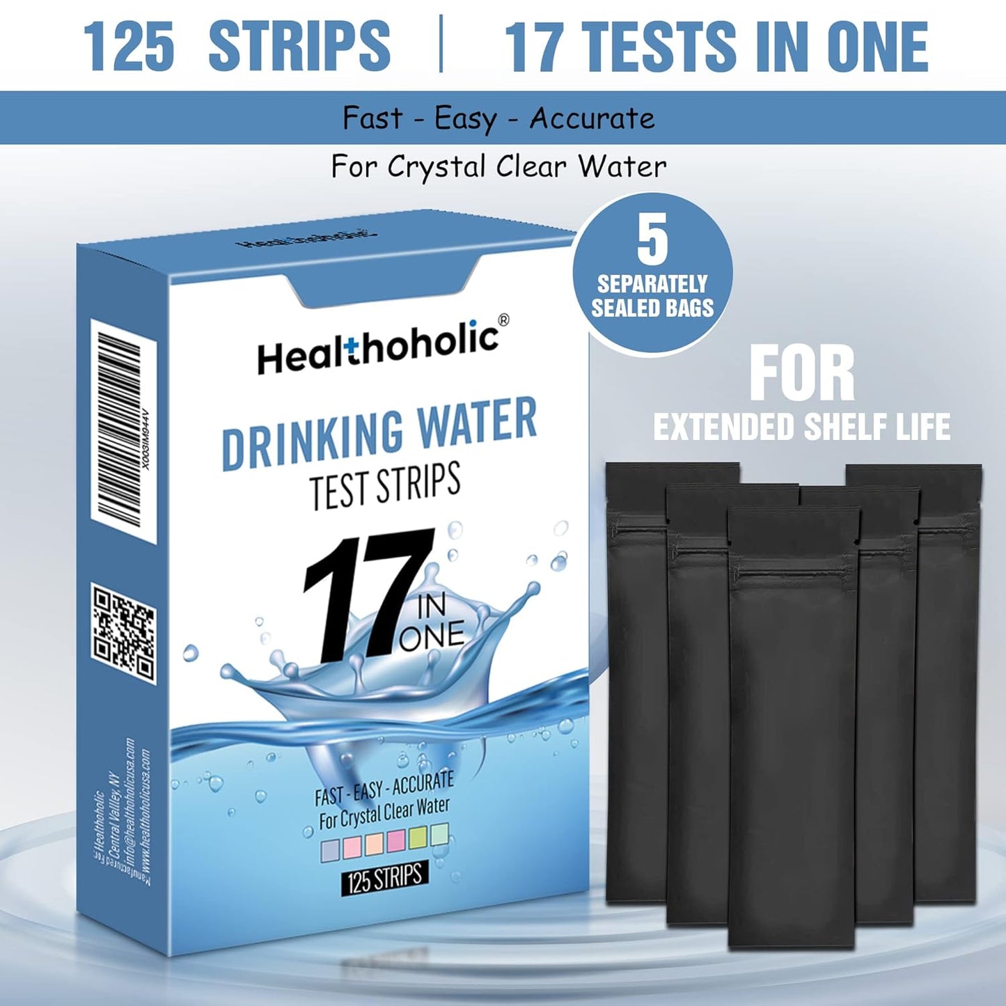 Healthoholic™ FREE GIFT drinking Water Test Kit